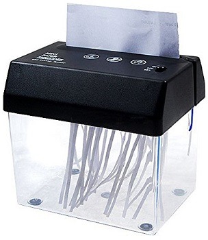 Compact Strip-cut Paper Shredder