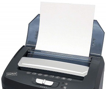 Staples Auto Feed Paper Shredder review